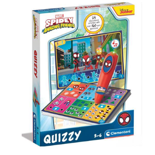 CLEMENTONI SAPIENTINO MARVEL SPIDEY AMAZING FRIENDS PENNA INTERATTIVA CON SCHEDE GIOCO EDUCATIVO ELETTRONICO PARLANTE